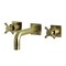 Kingston Brass KS6123DX Two-Handle Wall Mount Bathroom Faucet, Antique Brass KS6123DX - alternate 1